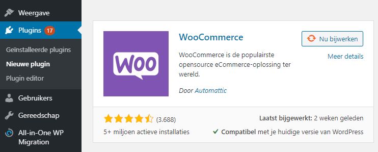 WordPress Woocommerce